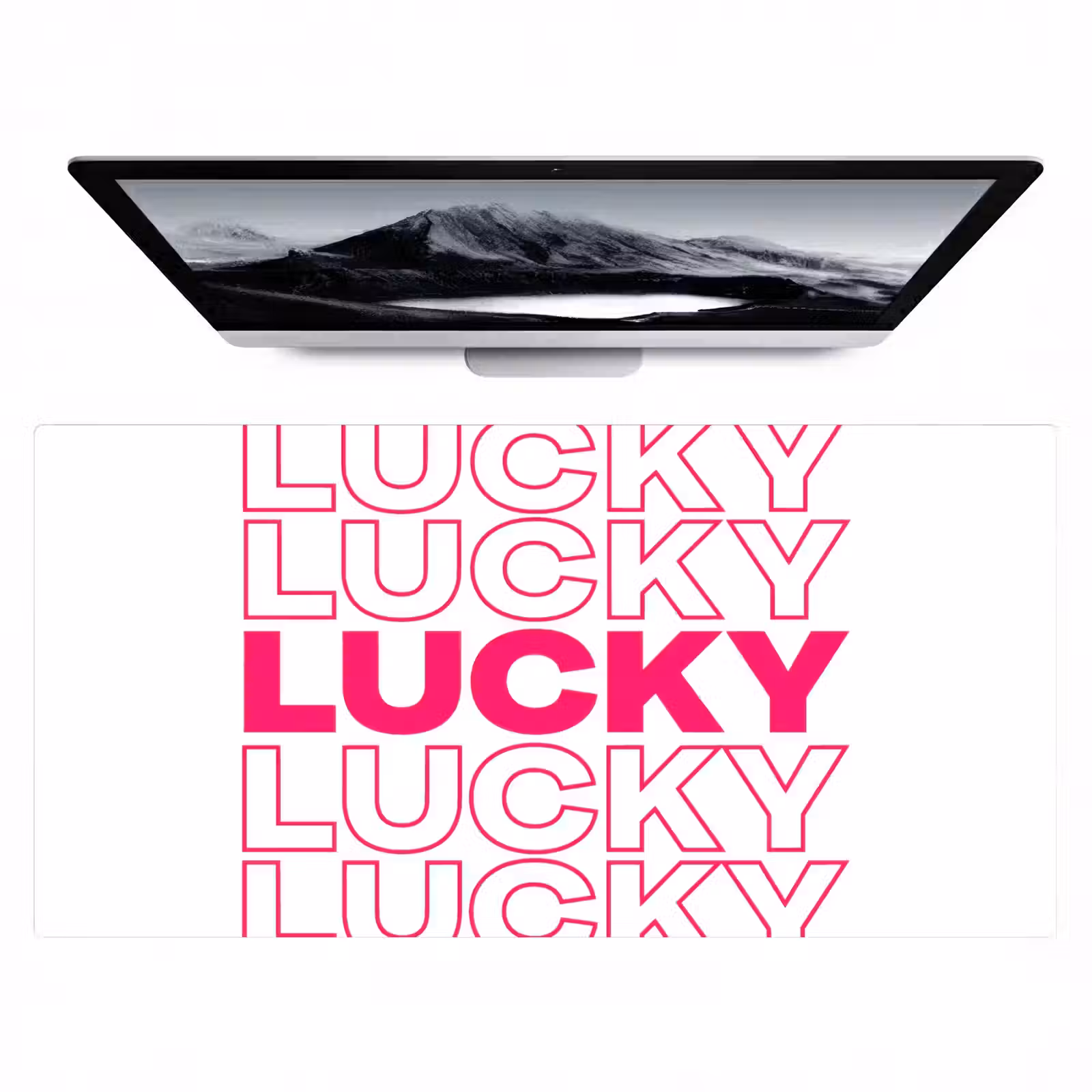 Bureau onderlegger - Lucky - Roze - Patroon — 1