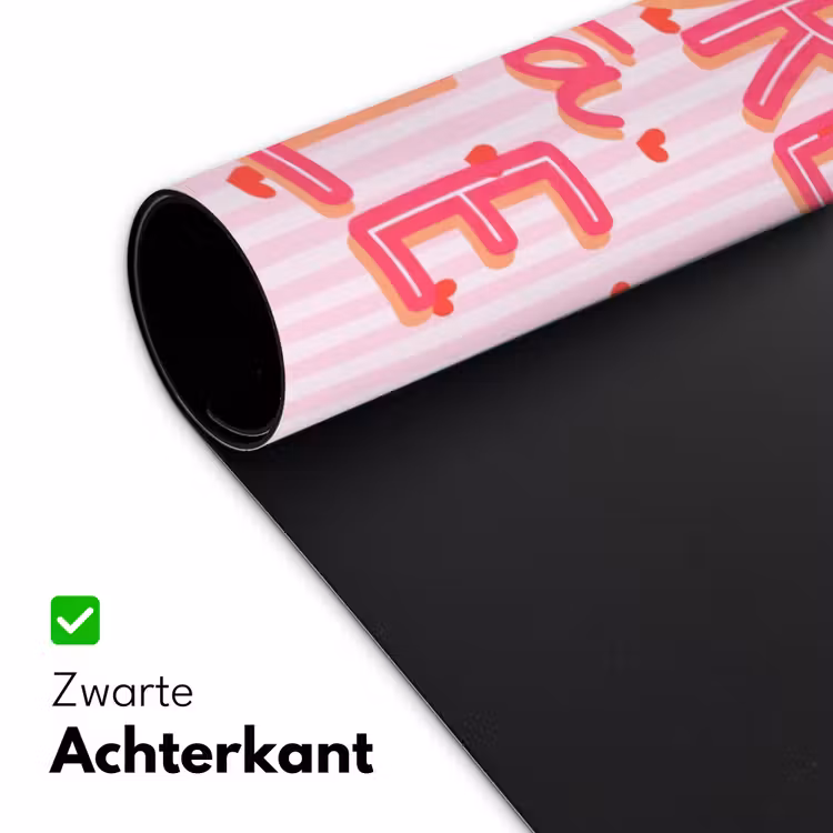 Bureau onderlegger - Amore vita sole - Roze - Hartjes — 5