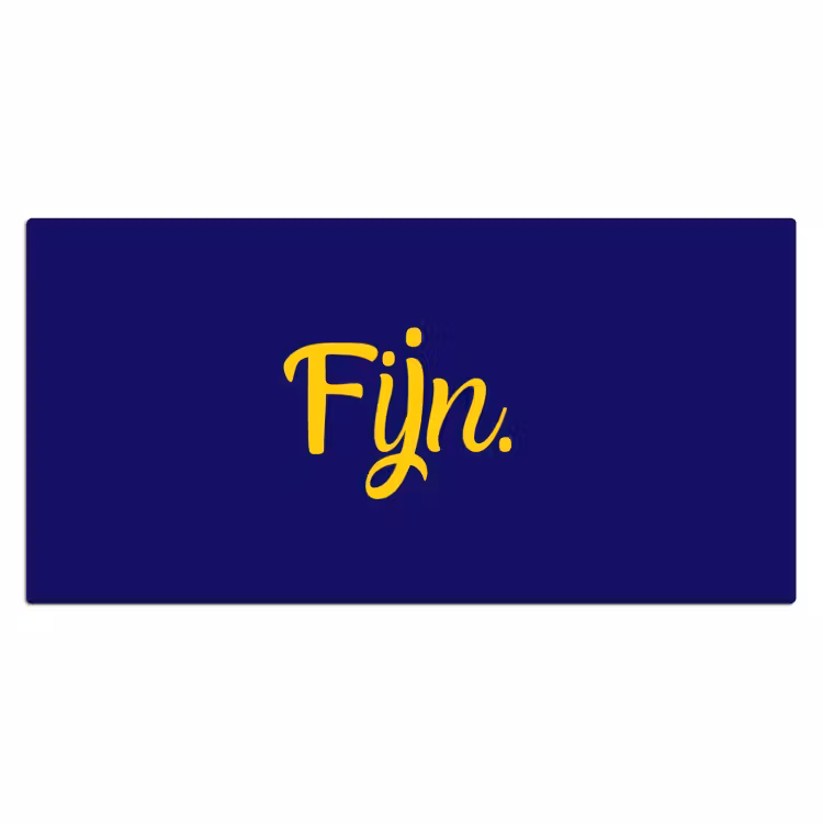 Bureau onderlegger - Blauw - Geel - Fijn — 2