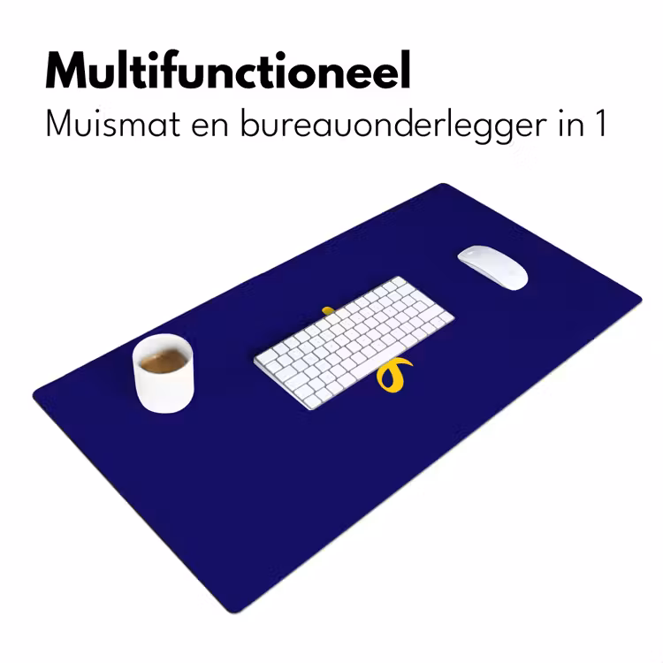 Bureau onderlegger - Blauw - Geel - Fijn — 7