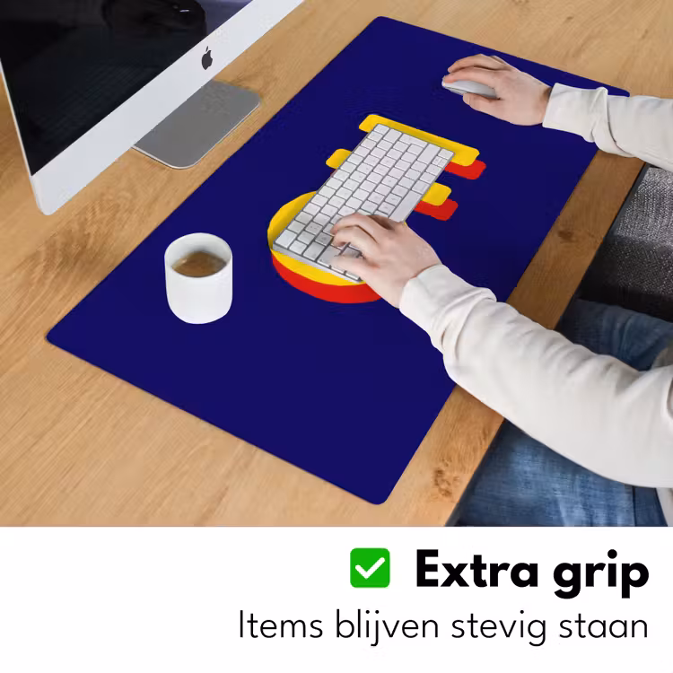 Bureau onderlegger - Blauw - Geel - OH - Schaduw — 6