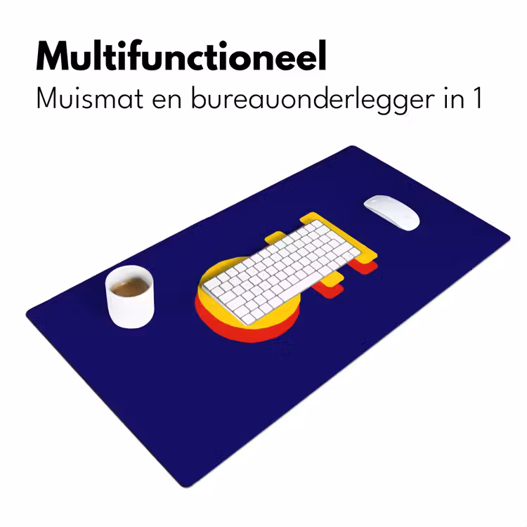 Bureau onderlegger - Blauw - Geel - OH - Schaduw — 7