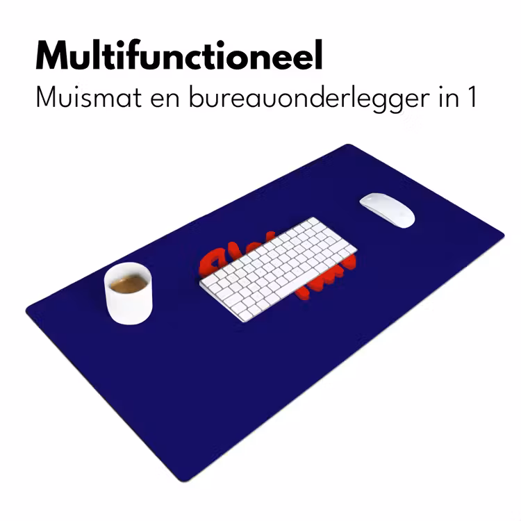 Bureau onderlegger - Blauw - Rood - Yes fun - 3D — 7