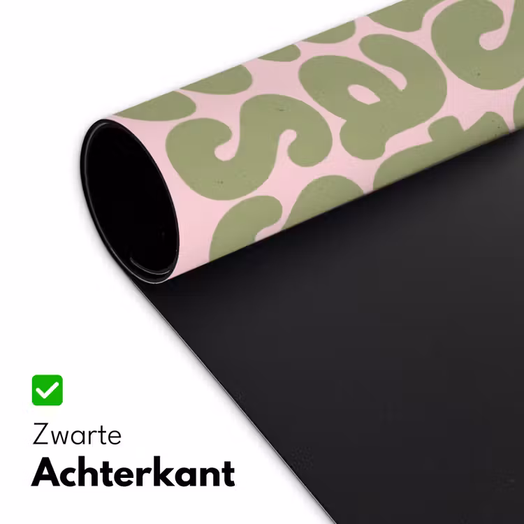 Bureau onderlegger - Chase greatness - Groen - Roze - Retro — 5