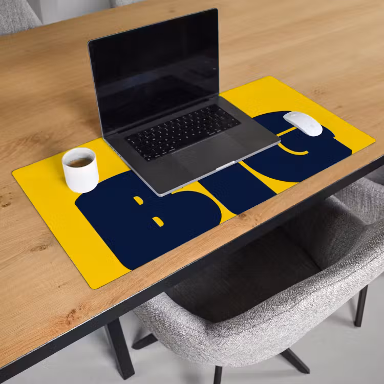 Bureau onderlegger - Geel - Think big - Grafisch — 3