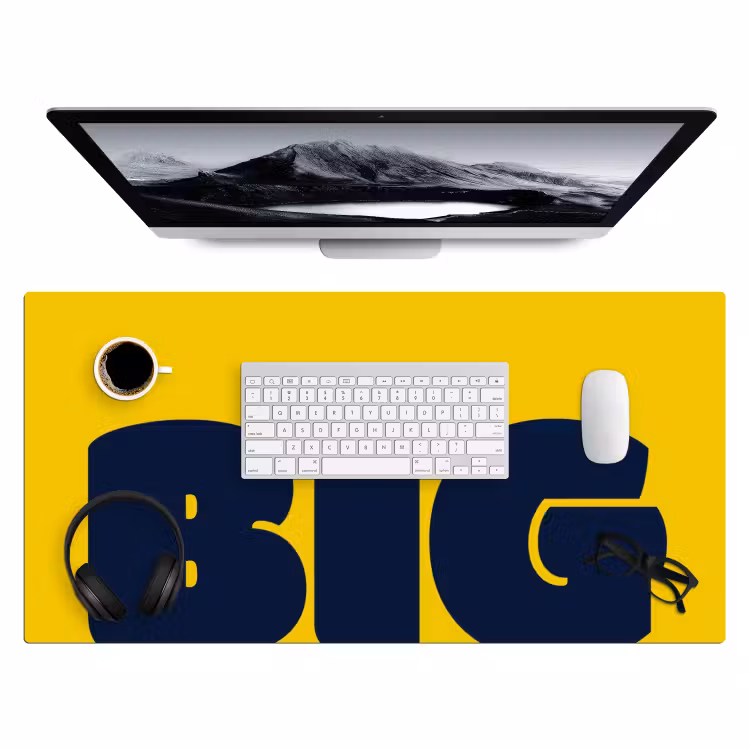 Bureau onderlegger - Geel - Think big - Grafisch — 4