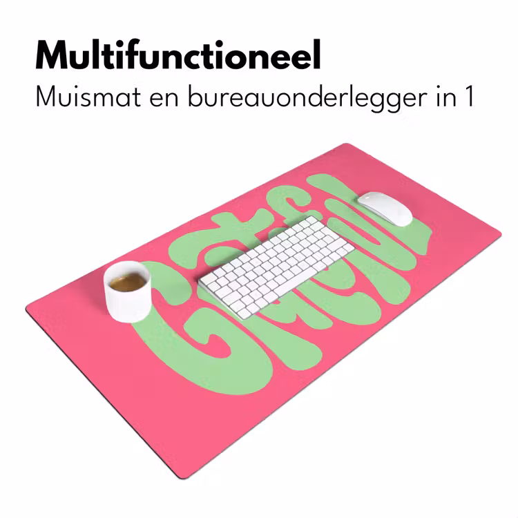 Bureau onderlegger - Grateful - Groen - Grafisch - Vloeiend — 7