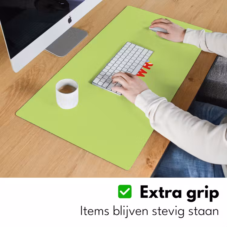 Bureau onderlegger - Grl pwr - Groen - Rood - 3D — 6