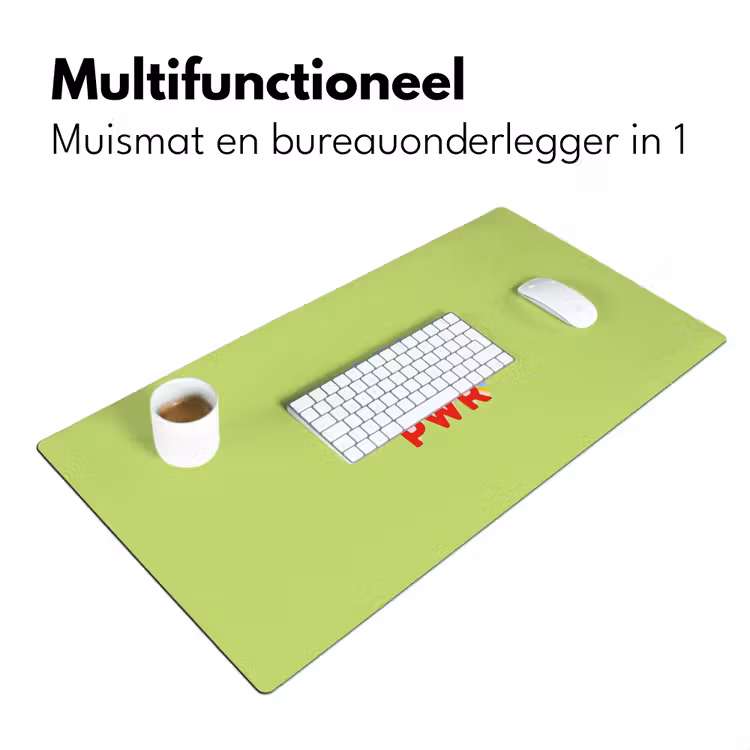 Bureau onderlegger - Grl pwr - Groen - Rood - 3D — 7