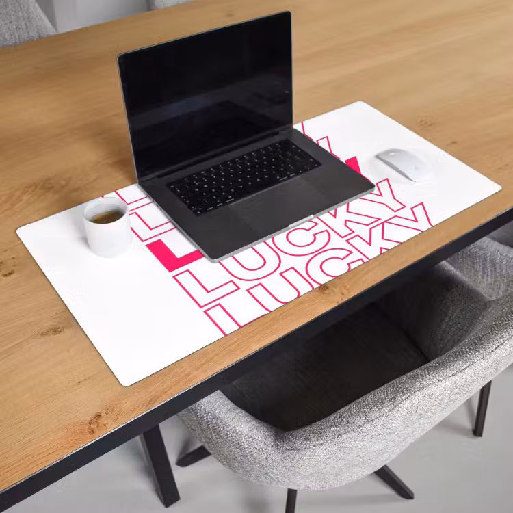 Bureau onderlegger - Lucky - Roze - Patroon — 3