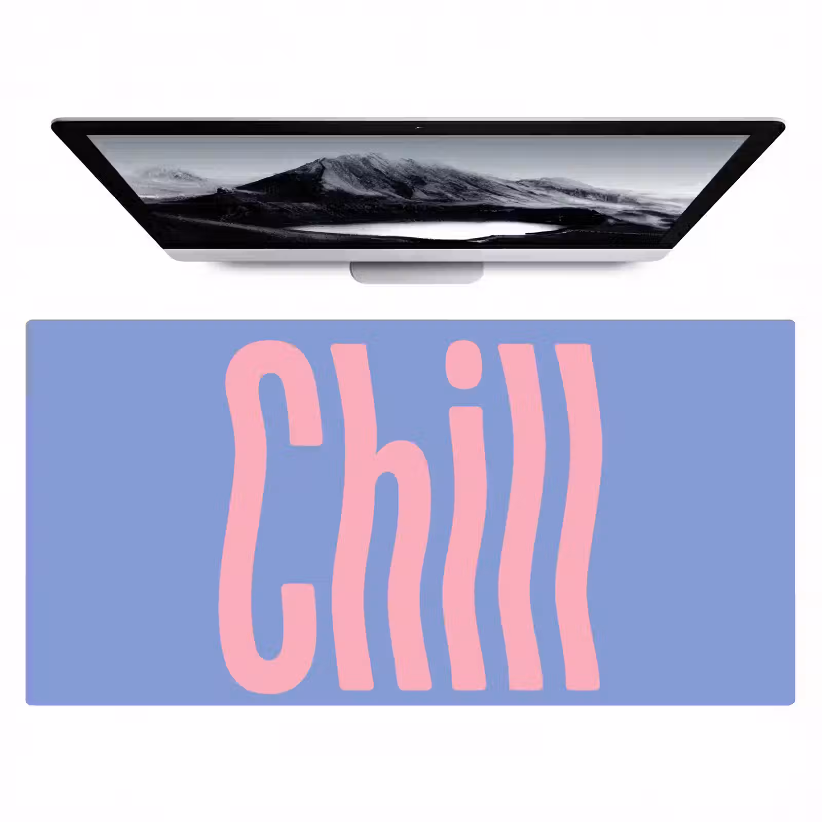 Bureau onderlegger - Chill - Roze - Blauw - Golvend — 1