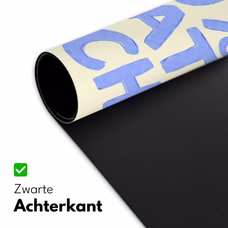 Bureau onderlegger - 100% that bitch - Blauw - Wit — 5