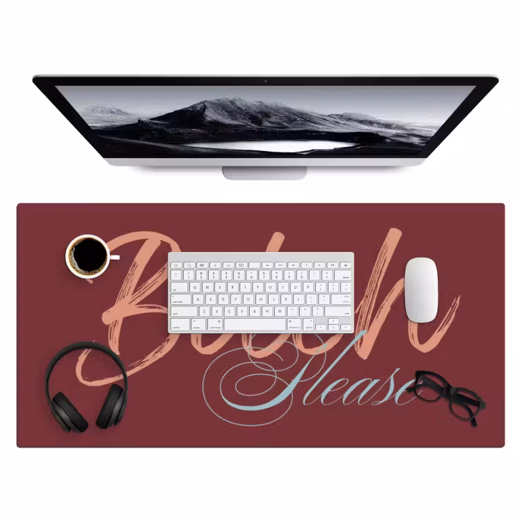 Bureau onderlegger - Bitch please - Rood - Blauw — 4