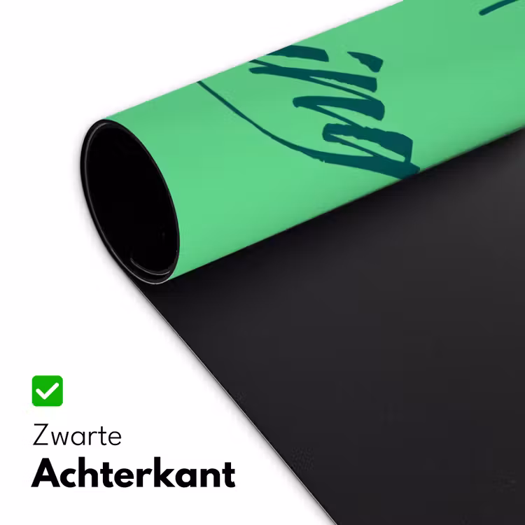 Bureau onderlegger - c'est la fucking vie - Groen - Penseelstijl — 5