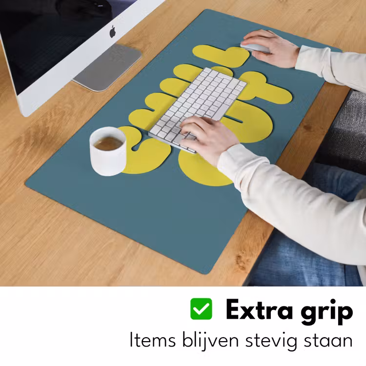 Bureau onderlegger - Chill out - Geel - Blauw — 6