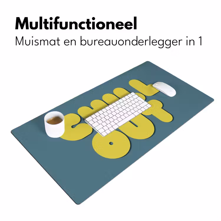 Bureau onderlegger - Chill out - Geel - Blauw — 7