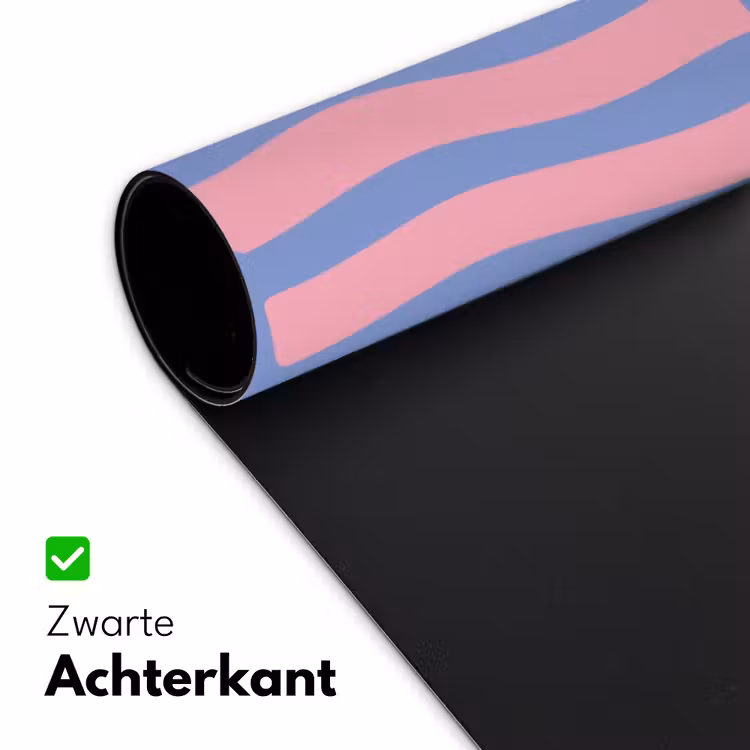 Bureau onderlegger - Chill - Roze - Blauw - Golvend — 5