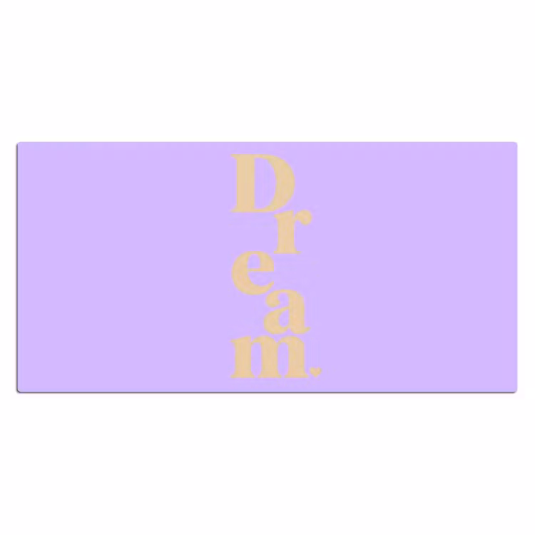 Bureau onderlegger - Dream - Paars - Typografisch — 2
