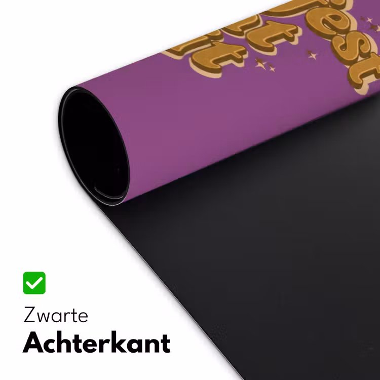 Bureau onderlegger - Manifest that shit - Paars - Glitter — 5