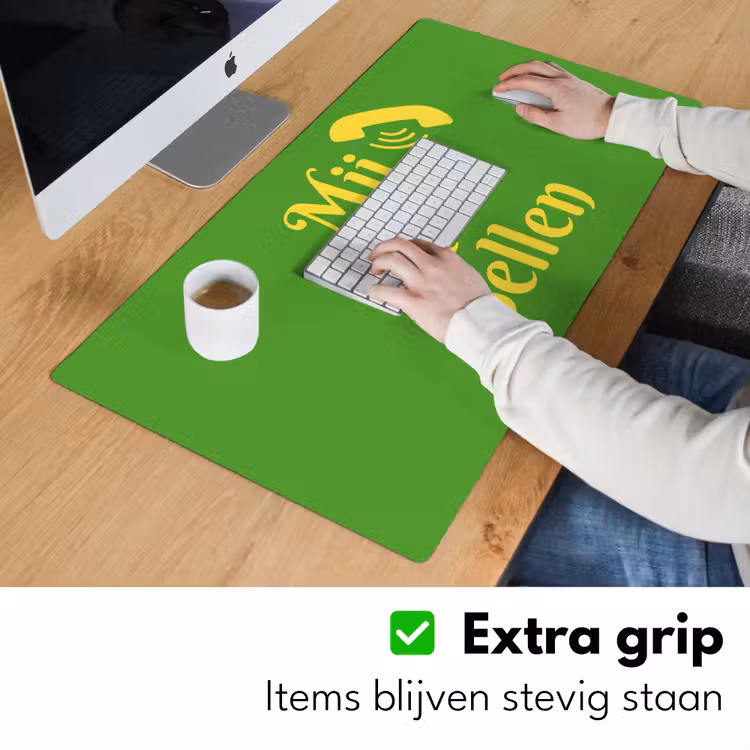 Bureau onderlegger - Mij niet bellen - Telefoon - Groen — 6