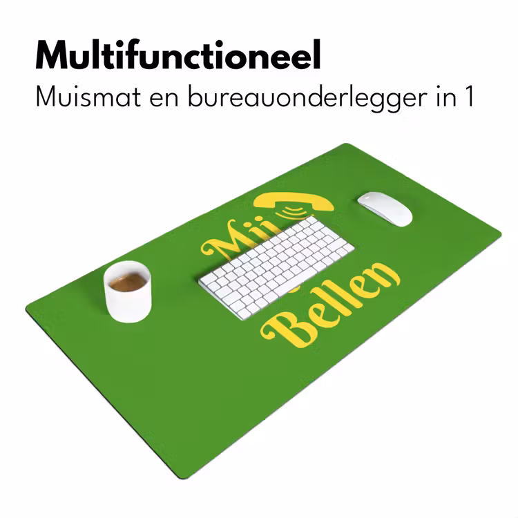 Bureau onderlegger - Mij niet bellen - Telefoon - Groen — 7