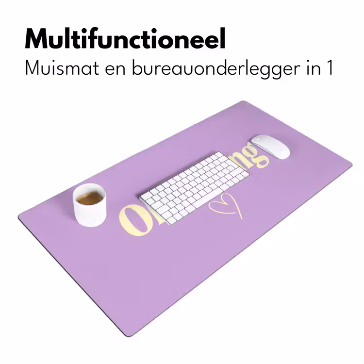 Bureau onderlegger - Oh darling - Hart - Paars — 7