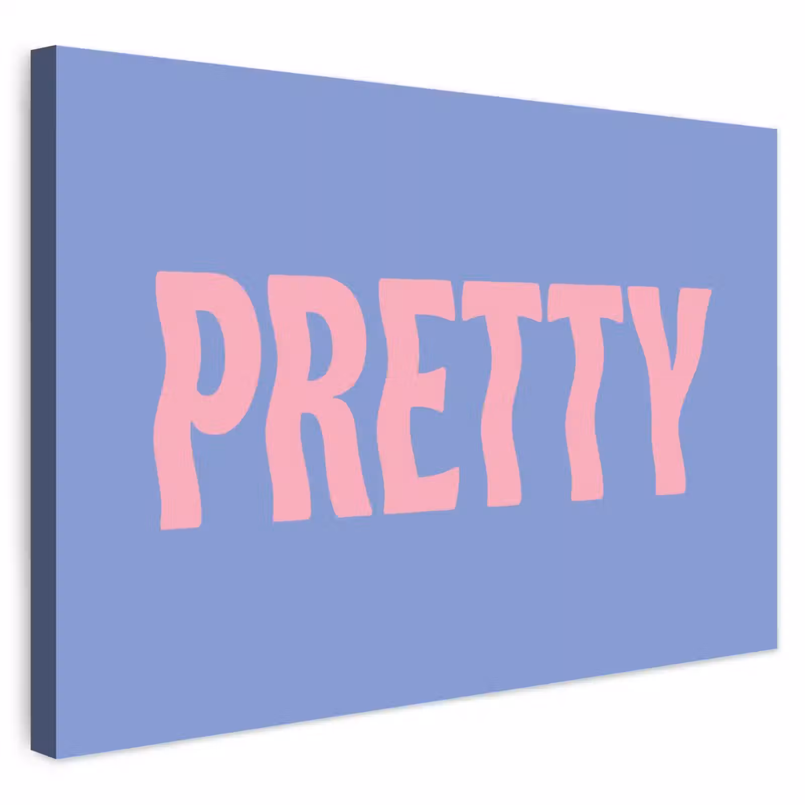 Buiten canvas - Pretty - Roze - Blauw - Golvend — 1