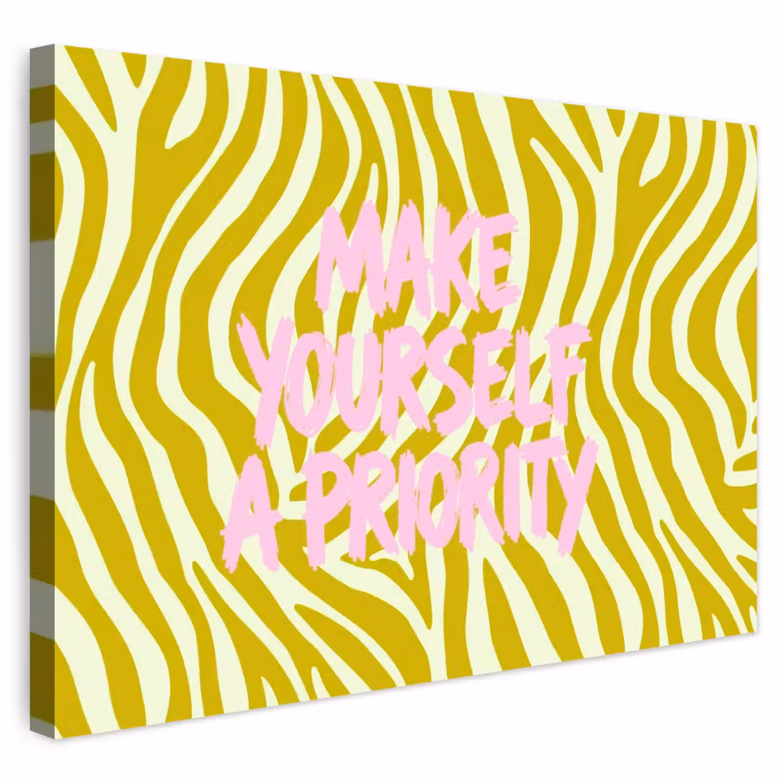 Buiten canvas - Zebraprint - Priority - Roze — 1