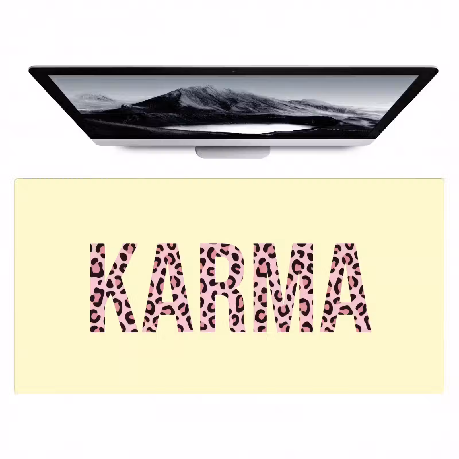 Bureau onderlegger - Karma - Luipaardprint - Geel — 1