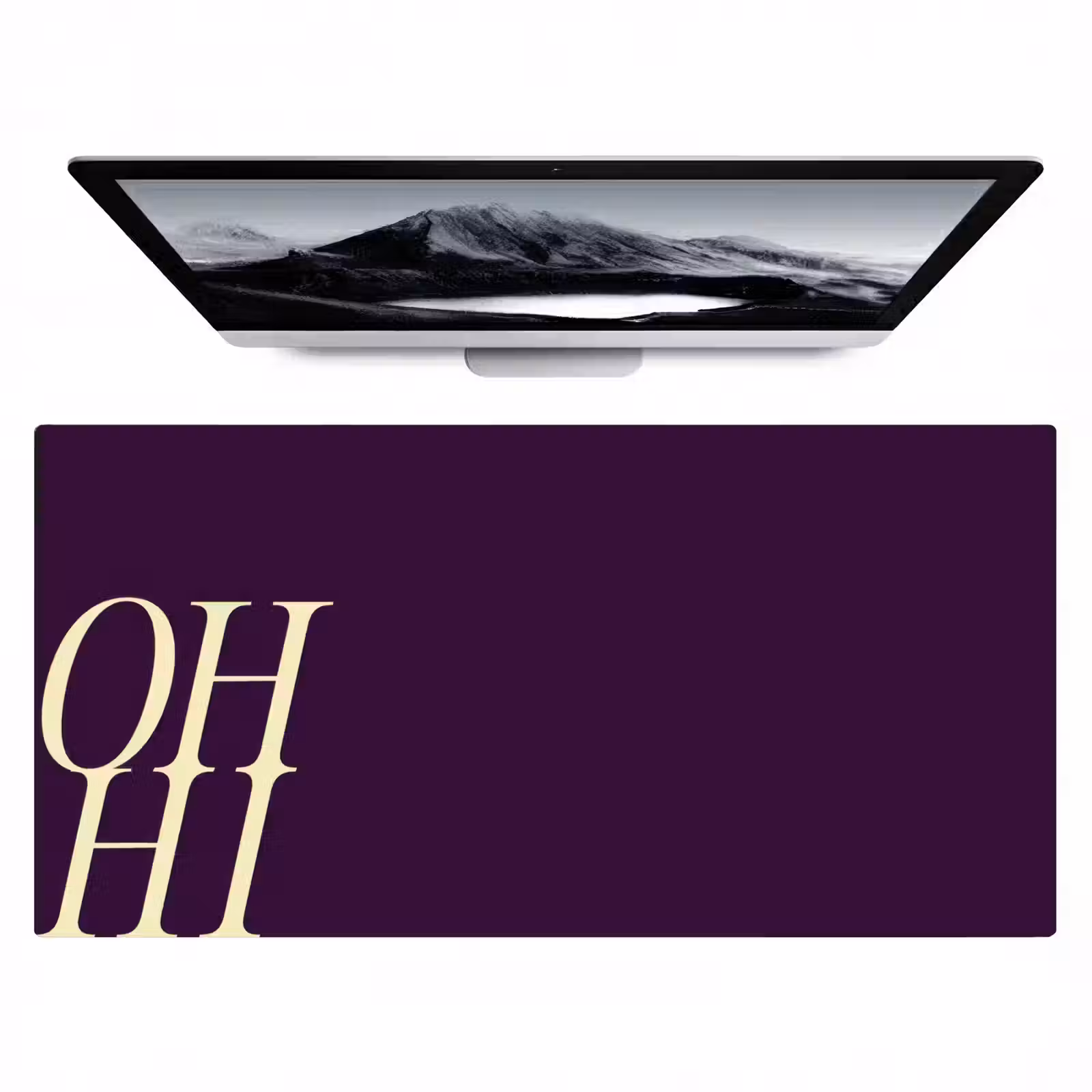 Bureau onderlegger - Oh hi - Paars - Cursief — 1