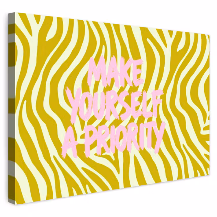 Buiten canvas - Zebraprint - Priority - Roze — 1