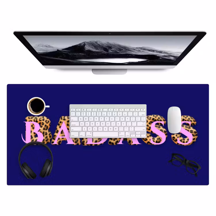 Bureau onderlegger - Badass - Panterpint - Schaduw - Roze — 4
