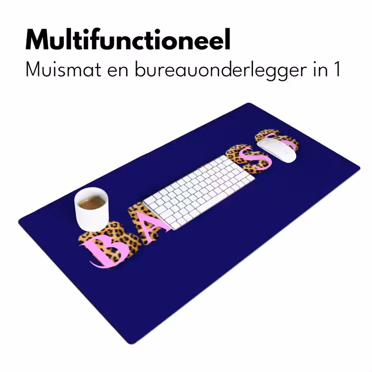 Bureau onderlegger - Badass - Panterpint - Schaduw - Roze — 7
