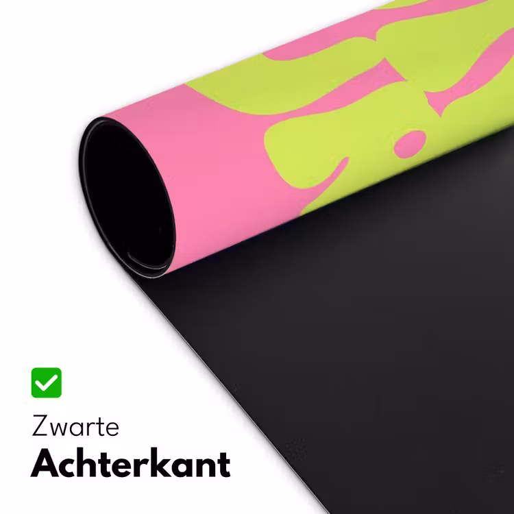 Bureau onderlegger - Bonjour - Roze - Fel groen — 5