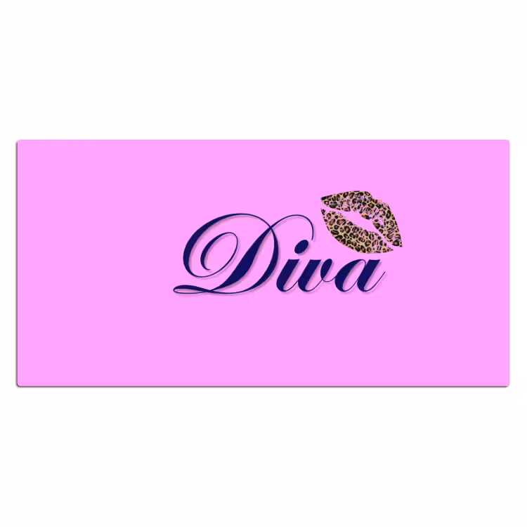 Bureau onderlegger - Diva - Lip - Panterprint - Roze — 2