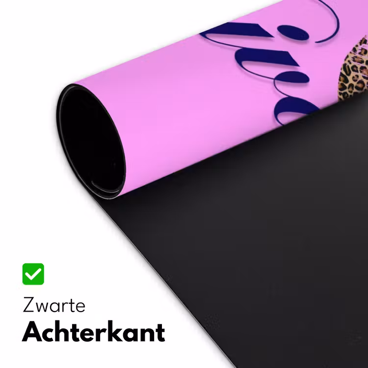 Bureau onderlegger - Diva - Lip - Panterprint - Roze — 5
