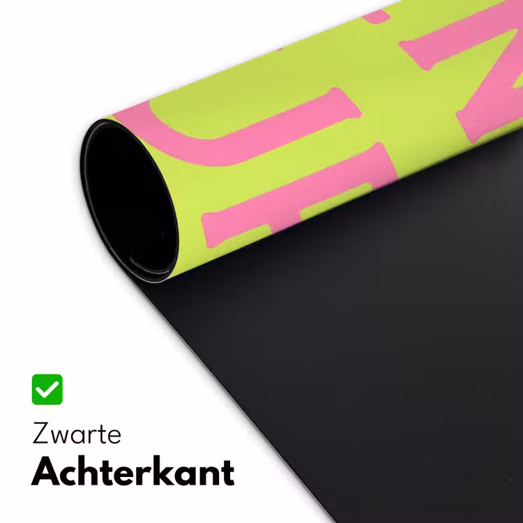 Bureau onderlegger - Groen - Roze bonjour - art-deco — 5