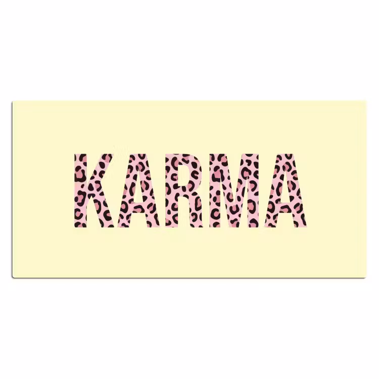 Bureau onderlegger - Karma - Luipaardprint - Geel — 2