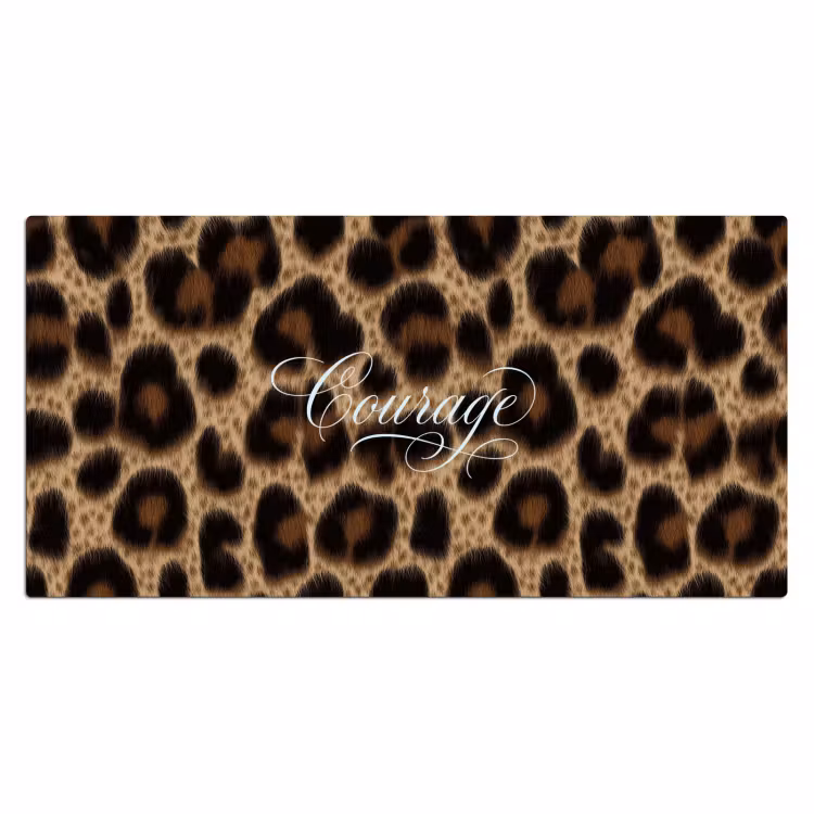 Bureau onderlegger - Luipaardprint - Bruin - Courage - Sierlijk — 2