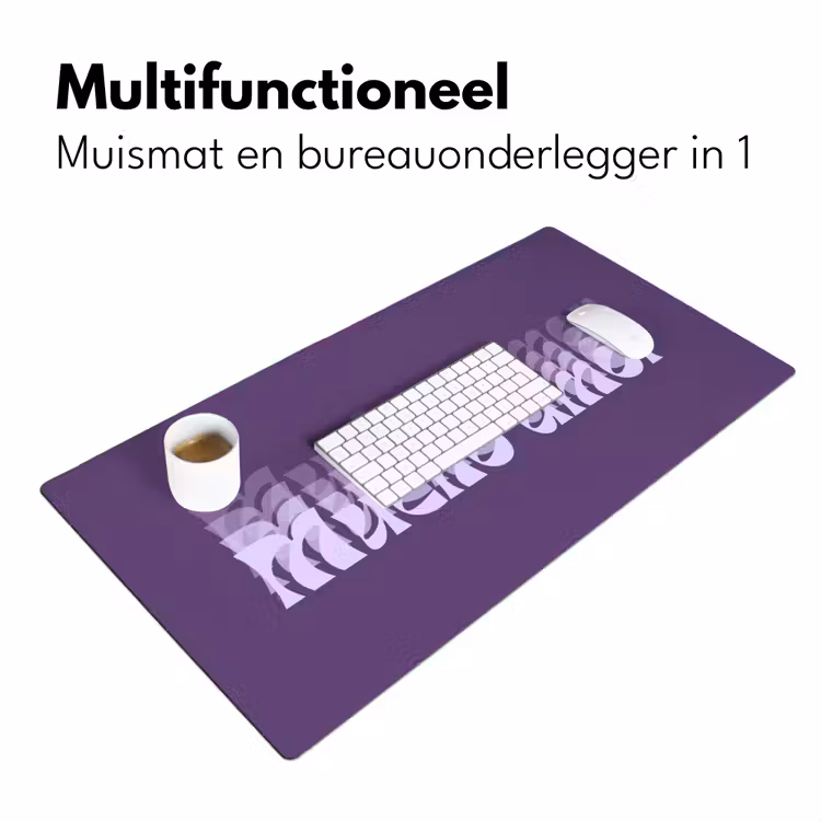 Bureau onderlegger - Mucho amor - Paars - Grafisch — 7