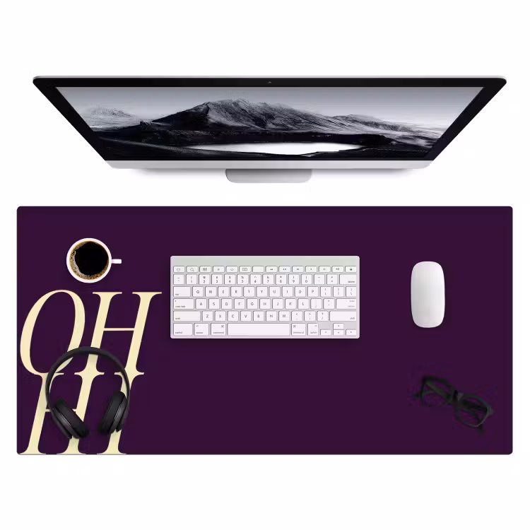 Bureau onderlegger - Oh hi - Paars - Cursief — 4
