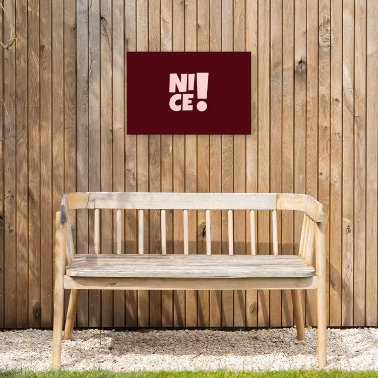 Buiten canvas - Nice - Uitroepteken - Rood — 3
