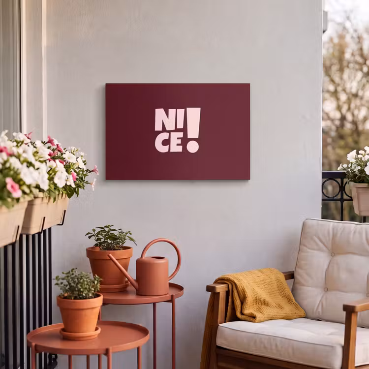 Buiten canvas - Nice - Uitroepteken - Rood — 4