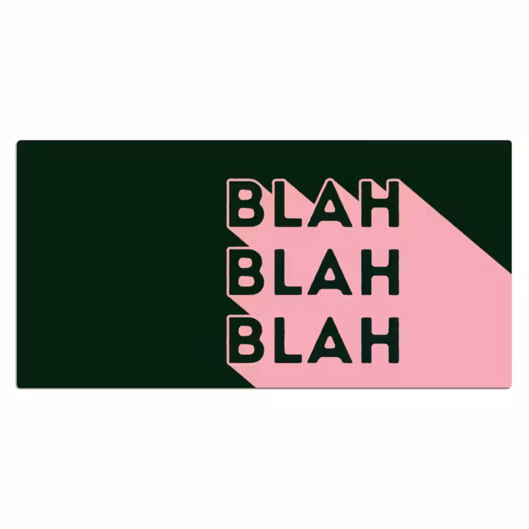 Bureau onderlegger - Donkergroen - Tekst - Schaduw - Grafisch — 2