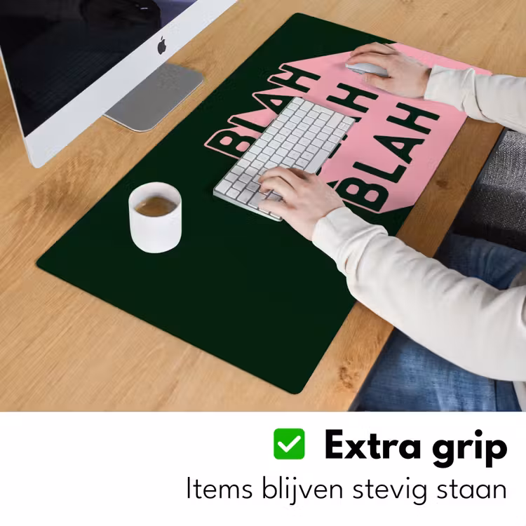 Bureau onderlegger - Donkergroen - Tekst - Schaduw - Grafisch — 6