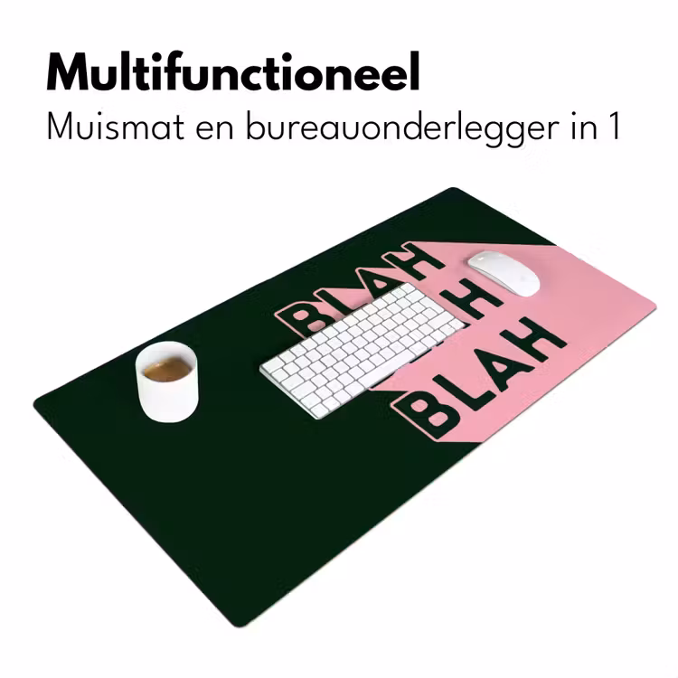 Bureau onderlegger - Donkergroen - Tekst - Schaduw - Grafisch — 7
