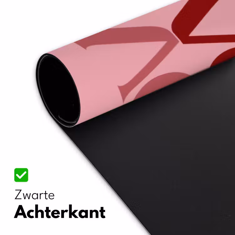 Bureau onderlegger - Love - Roze - Spiegeling — 5