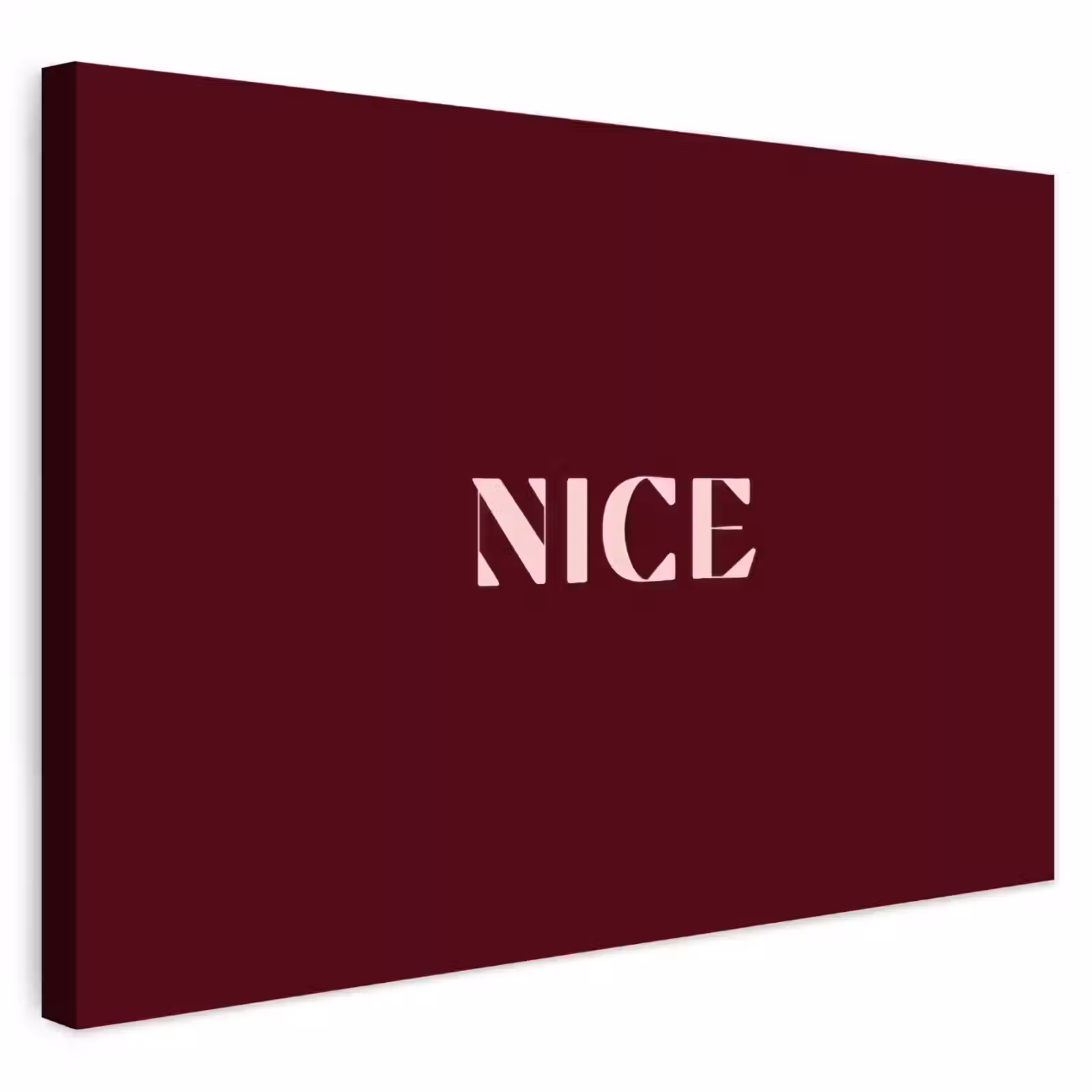 Buiten canvas - Nice - Bordeaux - Roze — 1