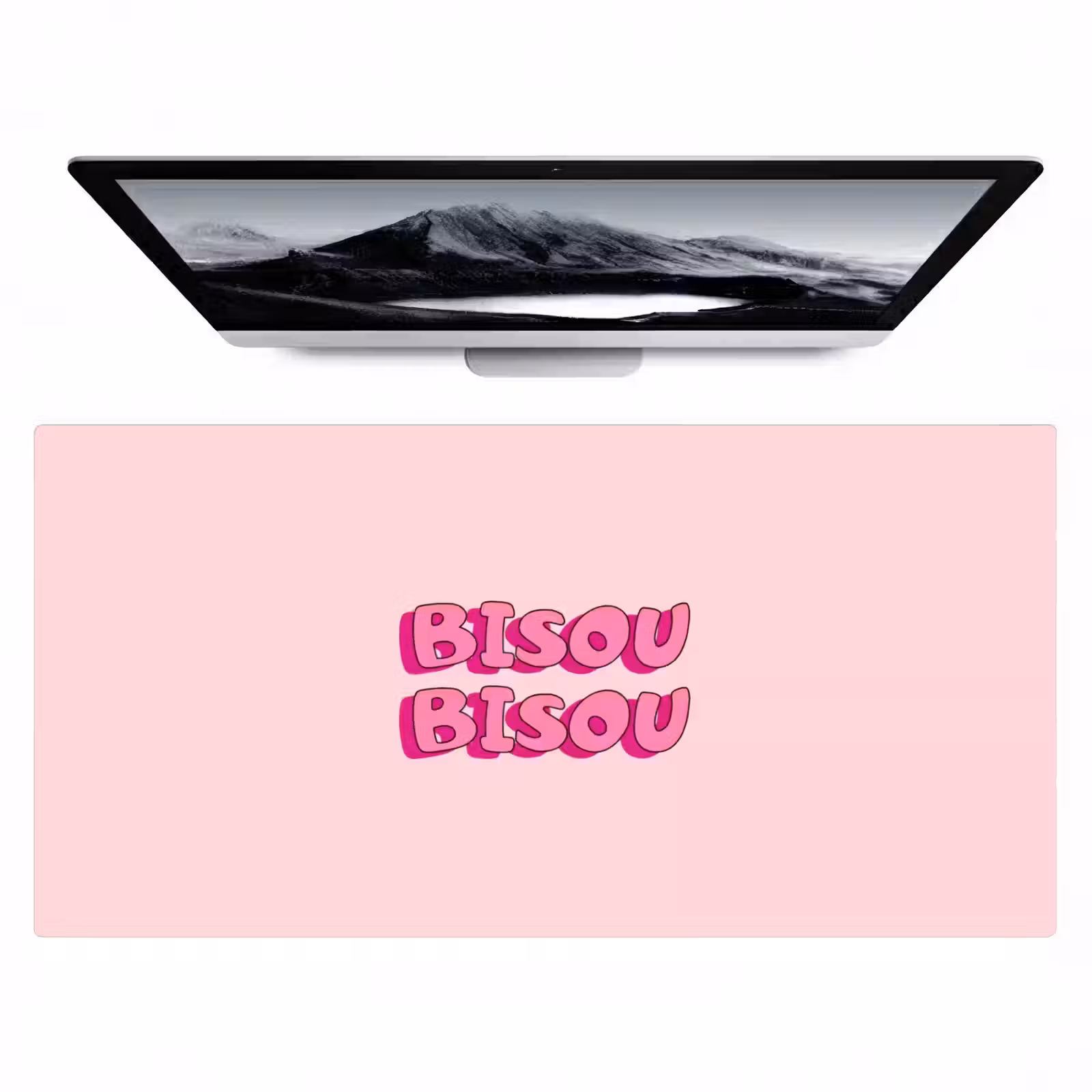 Bureau onderlegger - Bisou - Roze - Schaduw — 1