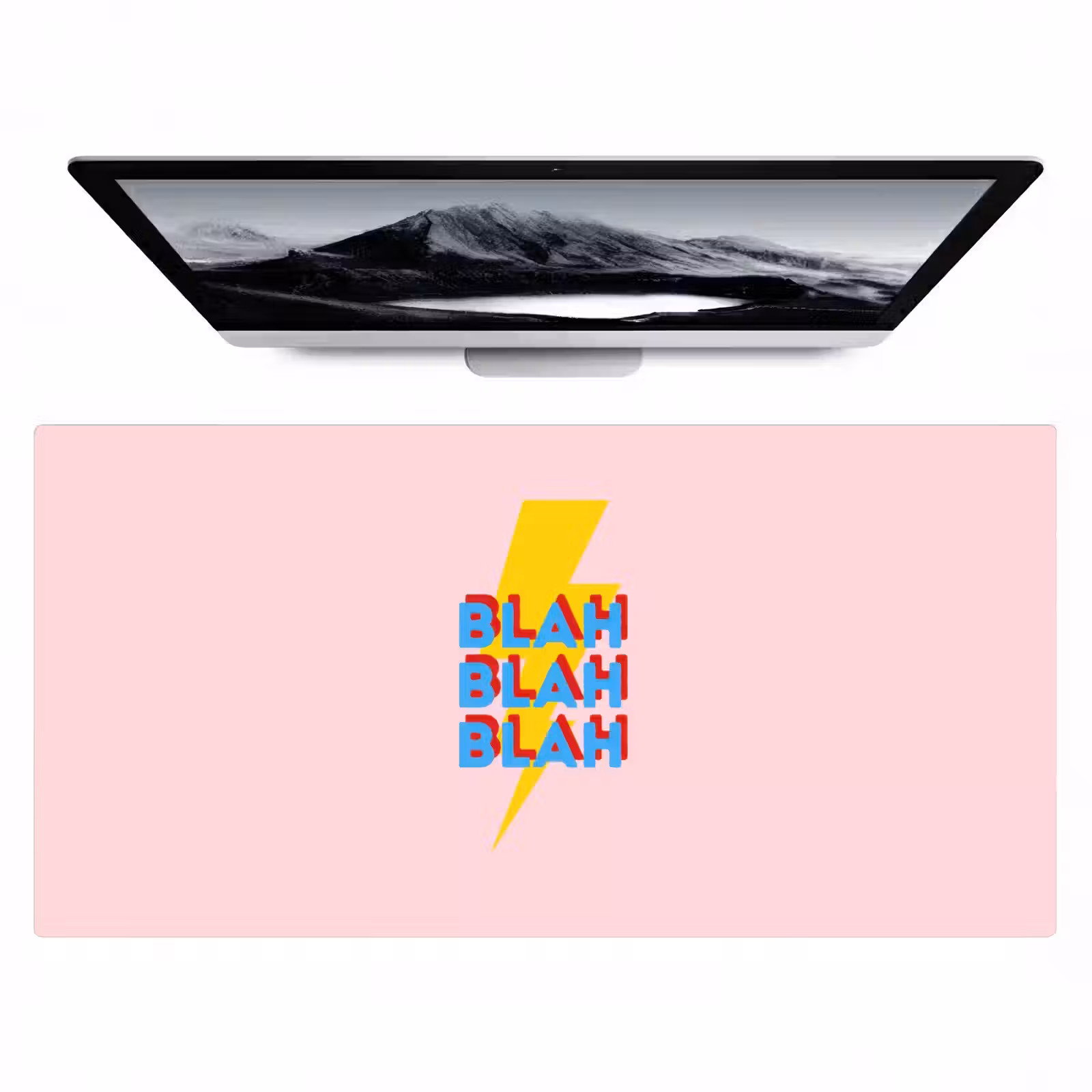 Bureau onderlegger - Blah - Bliksem - Roze — 1